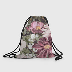 Рюкзак-мешок Цветы Красивый Цветочный Букет Георгин, цвет: 3D-принт
