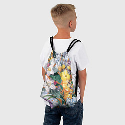 Рюкзак-мешок Цветы Красочный Лакфиоль, цвет: 3D-принт — фото 2
