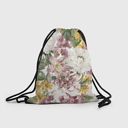 Рюкзак-мешок Цветы Летний Свадебный Букет, цвет: 3D-принт