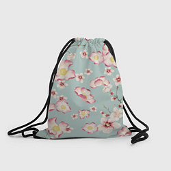 Рюкзак-мешок Цветы Дицы, цвет: 3D-принт