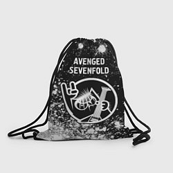 Рюкзак-мешок Avenged Sevenfold КОТ Краска, цвет: 3D-принт