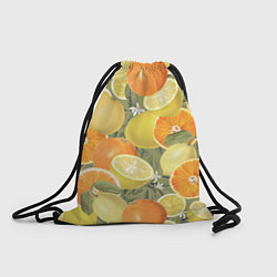 Рюкзак-мешок Апельсины и Лимоны, цвет: 3D-принт