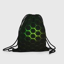 Рюкзак-мешок НЕОНОВОЕ СВЕЧЕНИЕ ИЗ ПОД ПЛИТ, цвет: 3D-принт