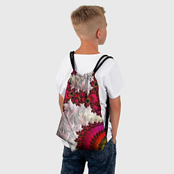 Рюкзак-мешок Наикрутейший психоделический абстрактный фрактальн, цвет: 3D-принт — фото 2