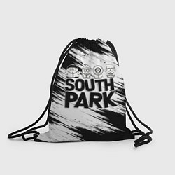 Рюкзак-мешок Южный парк - персонажи и логотип South Park, цвет: 3D-принт