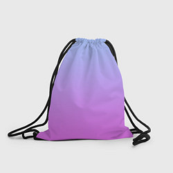 Рюкзак-мешок Голубо-розовый градиент, цвет: 3D-принт