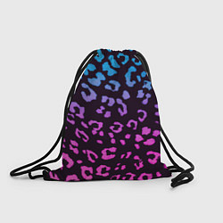 Рюкзак-мешок Леопардовый градиент, цвет: 3D-принт