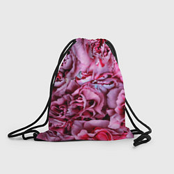 Рюкзак-мешок Гвоздики, цвет: 3D-принт