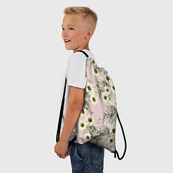 Рюкзак-мешок Цветы Летние Ромашки, цвет: 3D-принт — фото 2