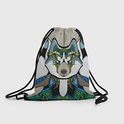 Рюкзак-мешок Волк и этномир, цвет: 3D-принт