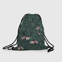 Рюкзак-мешок Цветы Жимолости, цвет: 3D-принт