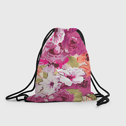 Рюкзак-мешок Красочный цветочный паттерн Лето Fashion trend 202, цвет: 3D-принт