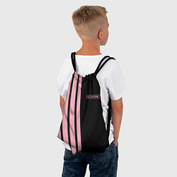 Рюкзак-мешок BLACKPINK HALF BLACK-PINK MINI LOGO, цвет: 3D-принт — фото 2