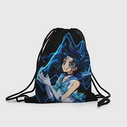 Рюкзак-мешок Сейлор Меркурий -гениальная школьница, цвет: 3D-принт