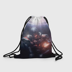 Рюкзак-мешок Mass Effect Shepard, цвет: 3D-принт