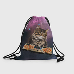 Рюкзак-мешок Космический котёнок диджей Space DJ Cat, цвет: 3D-принт