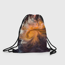 Рюкзак-мешок Неоновые краски - Оранжевый, цвет: 3D-принт
