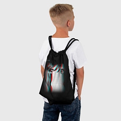 Рюкзак-мешок Sad Neon Girl, цвет: 3D-принт — фото 2
