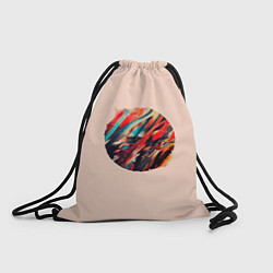 Рюкзак-мешок Абстрактный кружок, цвет: 3D-принт