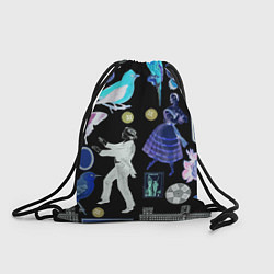 Рюкзак-мешок Underground pattern Fashion 2077, цвет: 3D-принт