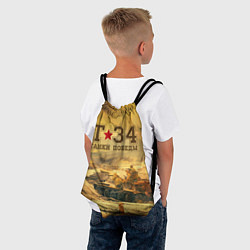 Рюкзак-мешок Танки Победы Т-34, цвет: 3D-принт — фото 2