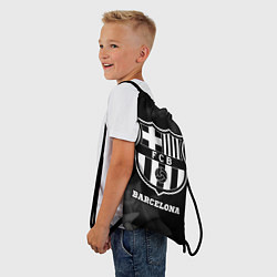 Рюкзак-мешок Barcelona Sport на темном фоне, цвет: 3D-принт — фото 2