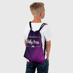 Рюкзак-мешок Sally Face Gaming Champion: рамка с лого и джойсти, цвет: 3D-принт — фото 2