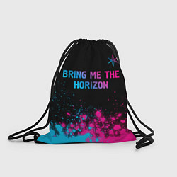 Рюкзак-мешок Bring Me the Horizon Neon Gradient, цвет: 3D-принт