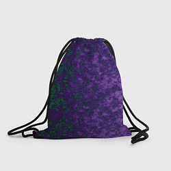 Рюкзак-мешок Marble texture purple green color, цвет: 3D-принт