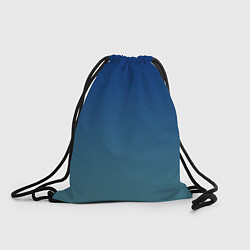 Мешок для обуви Текстурированный сине-бирюзовый градиент