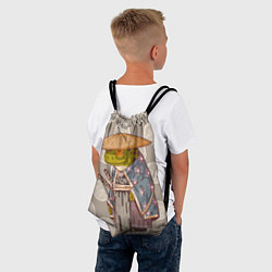 Рюкзак-мешок Самурай-лягушка воин, цвет: 3D-принт — фото 2