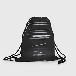 Рюкзак-мешок Неоновые фонари во тьме - Белый, цвет: 3D-принт