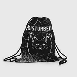 Мешок для обуви Группа Disturbed и Рок Кот