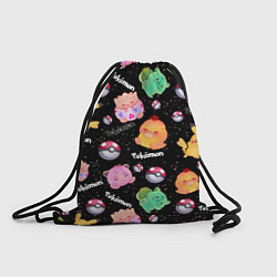 Рюкзак-мешок Аниме: Pokemon, цвет: 3D-принт