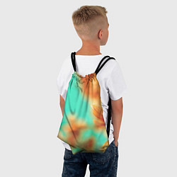 Рюкзак-мешок Цветы - арт, цвет: 3D-принт — фото 2