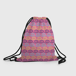 Рюкзак-мешок Волны - узоры класические, цвет: 3D-принт