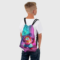 Рюкзак-мешок Отис Бравл Старс, цвет: 3D-принт — фото 2