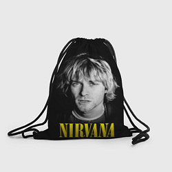 Рюкзак-мешок Nirvana - Kurt Donald Cobain, цвет: 3D-принт