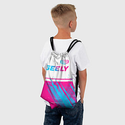 Рюкзак-мешок Geely Auto Neon Gradient, цвет: 3D-принт — фото 2