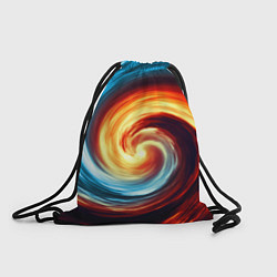 Рюкзак-мешок Воздушно-огненный вихрь, цвет: 3D-принт