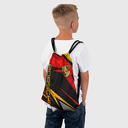 Рюкзак-мешок ПОРШЕ - RED SPORT, цвет: 3D-принт — фото 2