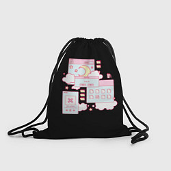 Рюкзак-мешок Ретро Браузер Кавай, цвет: 3D-принт