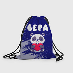 Рюкзак-мешок Вера панда с сердечком, цвет: 3D-принт