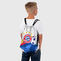 Рюкзак-мешок Bayern munchen Абстракция геометрии, цвет: 3D-принт — фото 2