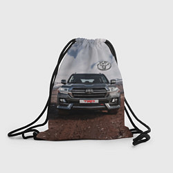 Рюкзак-мешок Toyota Land Cruiser in the mountains, цвет: 3D-принт