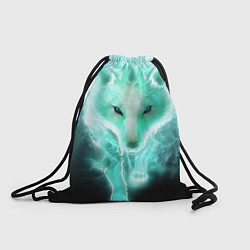 Рюкзак-мешок Волк из света, цвет: 3D-принт