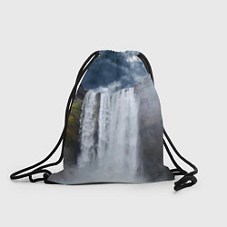 Рюкзак-мешок Водопад Скогафосс, цвет: 3D-принт