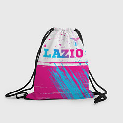 Рюкзак-мешок Lazio neon gradient style: символ сверху, цвет: 3D-принт