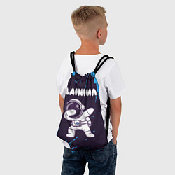 Рюкзак-мешок Даниил космонавт даб, цвет: 3D-принт — фото 2