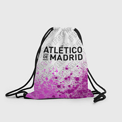 Рюкзак-мешок Atletico Madrid pro football: символ сверху, цвет: 3D-принт